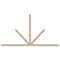 Ekena Millwork Saratoga Smooth Timber Gable Bracket, Douglas Fir, 108"W x 58"H x 3 1/2"D x 3 1/2"F, 13/12 Pitch GBW108X58X0404SAR00SDF - alternate 1
